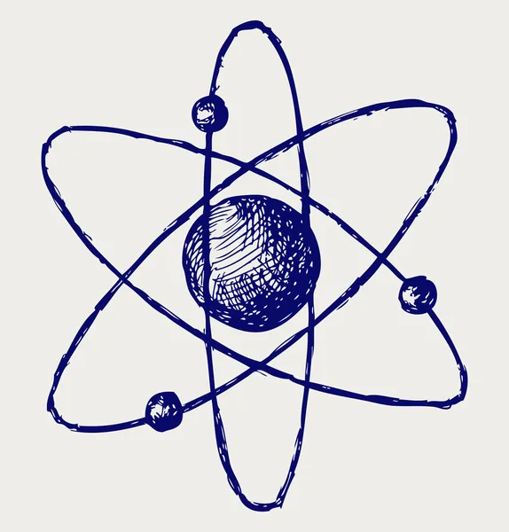Streszczenie atomu — Zdjęcie stockowe