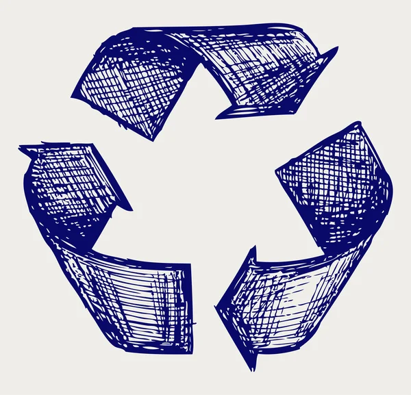 Símbolo de reutilização — Fotografia de Stock