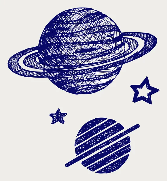 Planet Saturn — Stock Photo, Image