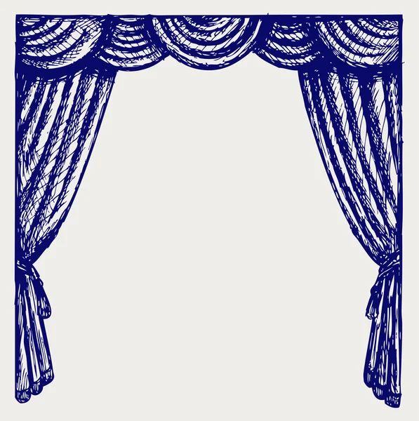 Theater curtain — Stock Photo, Image