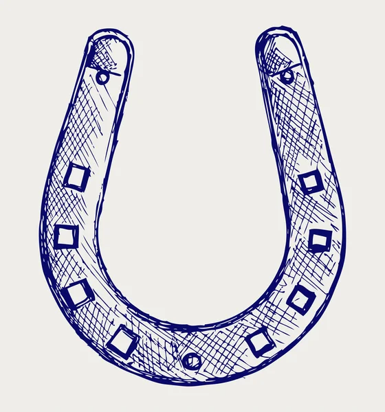 Close-up view of horseshoe — Stock Photo, Image