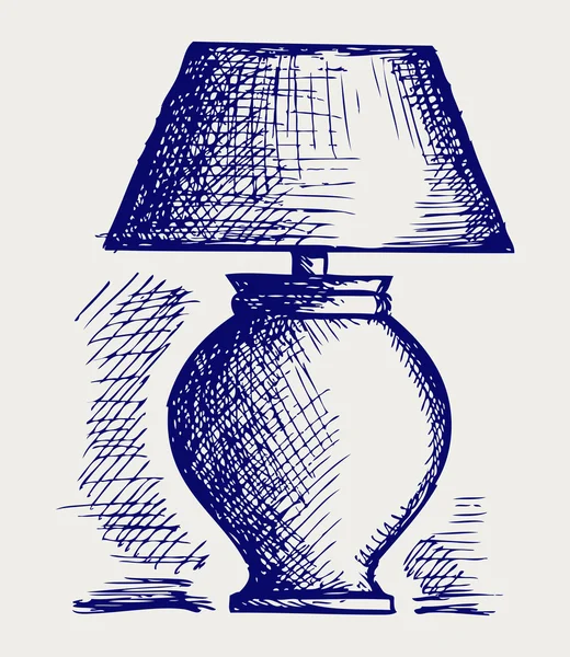 Лампа для спальни — стоковое фото