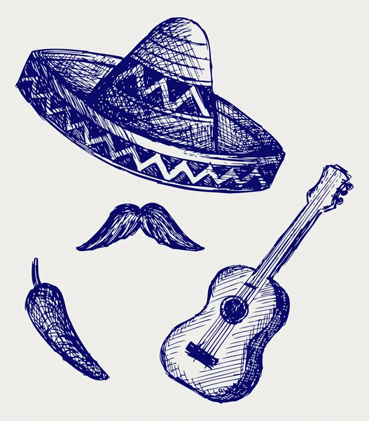 Meksikalı sembolleri — Stok fotoğraf