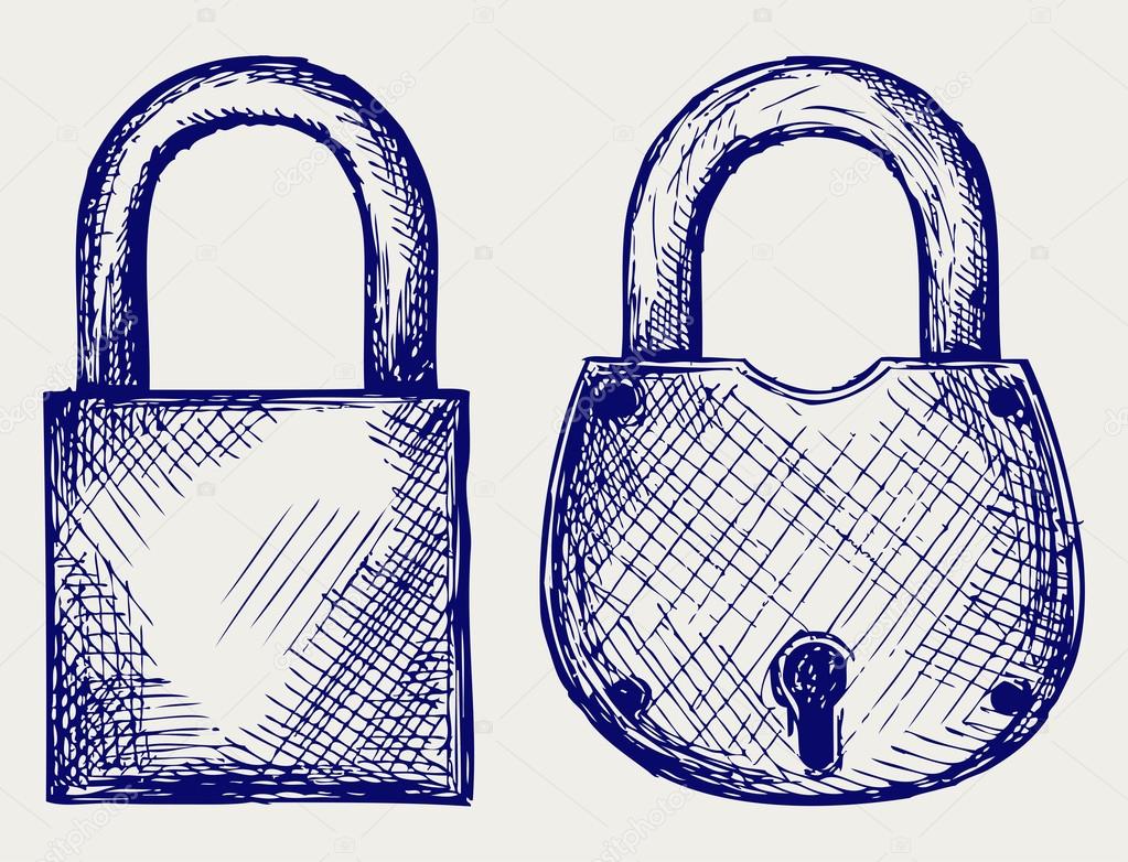 Closed locks security icon