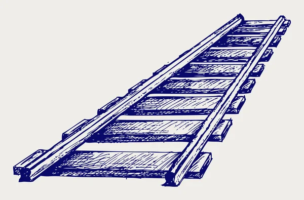 Railroad sketch — Stock Photo, Image
