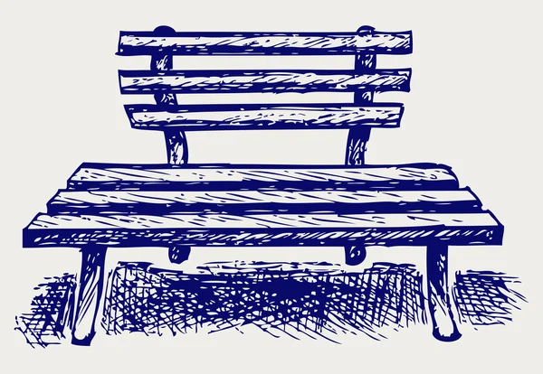 Wooden bench — Stock Photo, Image