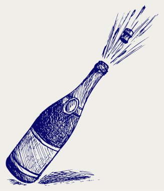 Champagne explosion