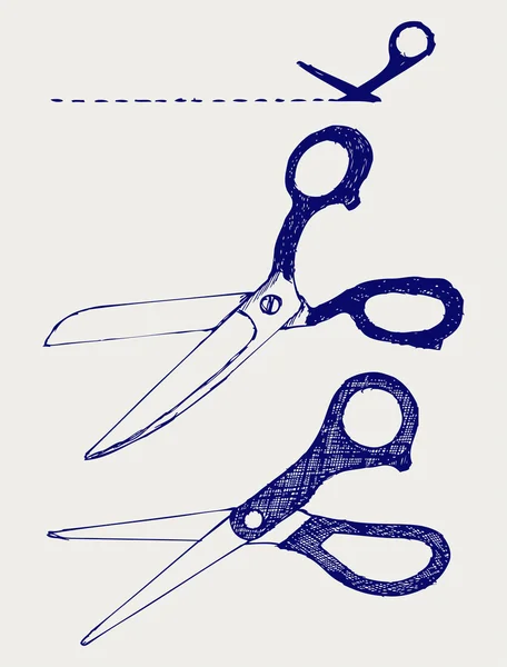 Tijeras de corte — Archivo Imágenes Vectoriales