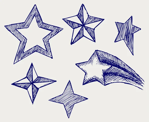 Iconos estrella — Archivo Imágenes Vectoriales