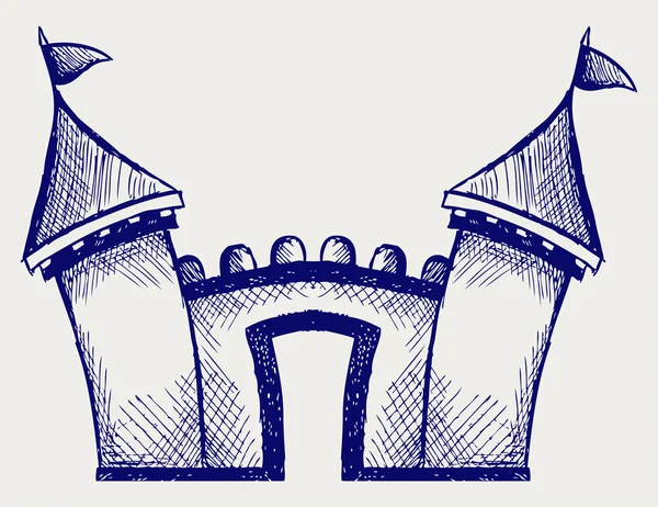 Ancienne forteresse — Image vectorielle