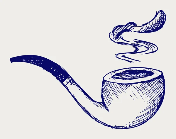 Tütün boru — Stok Vektör