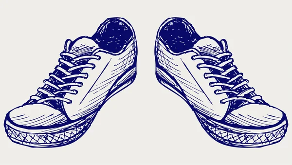 Sports shoes — Stock Vector