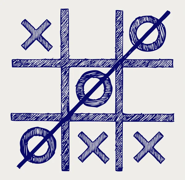 Tic tac toe — Stock Vector