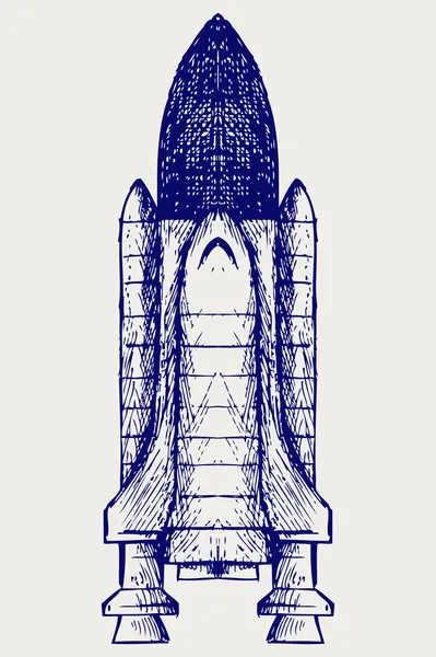 Navio espacial — Vetor de Stock