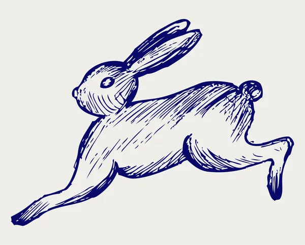 ノウサギを実行しています。 — ストックベクタ