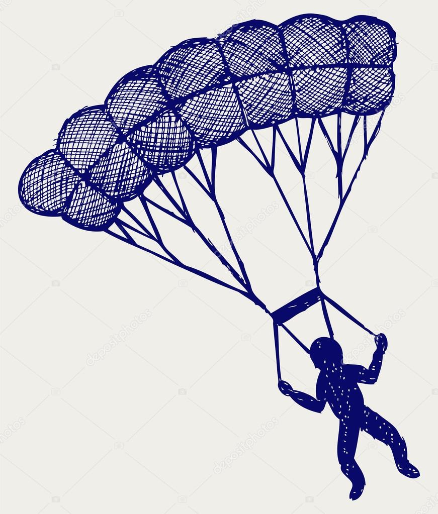 Parachute Dessin Humoristique Images Vectorielles Parachute Dessin Humoristique Vecteurs Libres De Droits Depositphotos