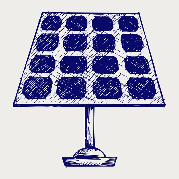 Panel solar — Vector de stock