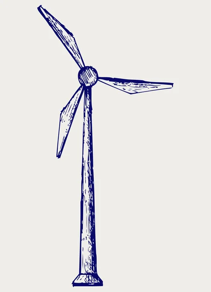 Windmill vector — Stock Vector