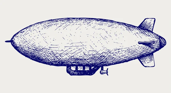 Vector dirigible — Vector de stock