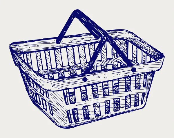 Plastikowy koszyk — Wektor stockowy