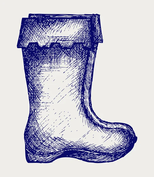 Bottes en caoutchouc — Image vectorielle