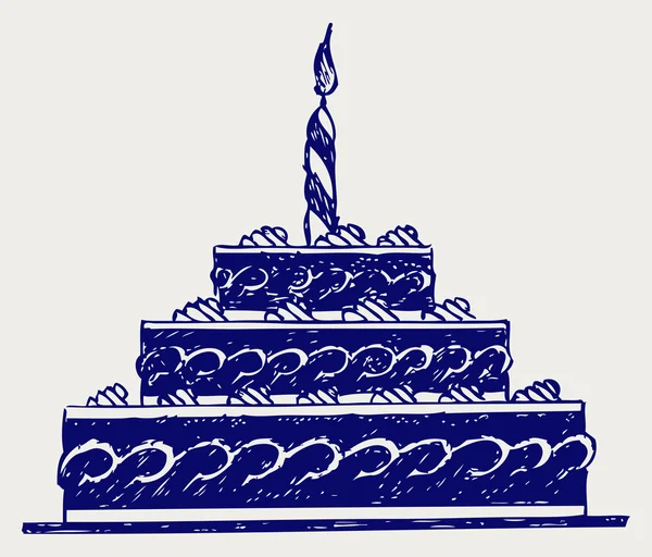 Hezký dort — Stockový vektor