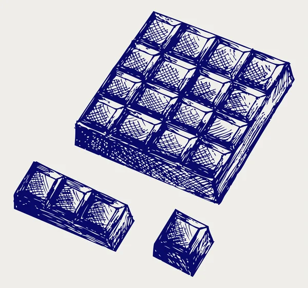 Chocolat au lait — Image vectorielle