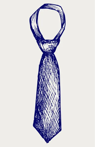 Resimde kravat — Stok Vektör