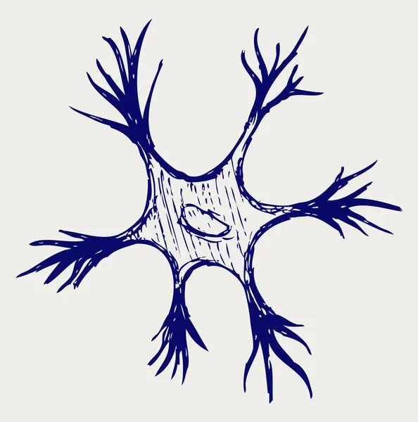 Illustration Neuron — Stockvektor