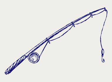 Download Long Fishing Rod Free Vector Eps Cdr Ai Svg Vector Illustration Graphic Art