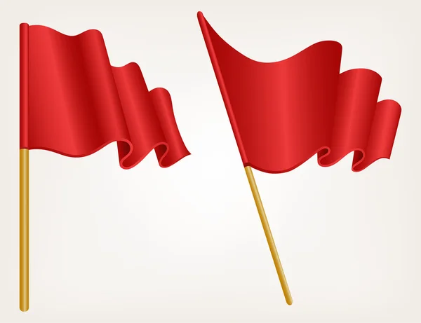 Viftande flagga — Stock vektor