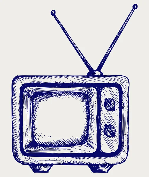 Rétro tv — Image vectorielle