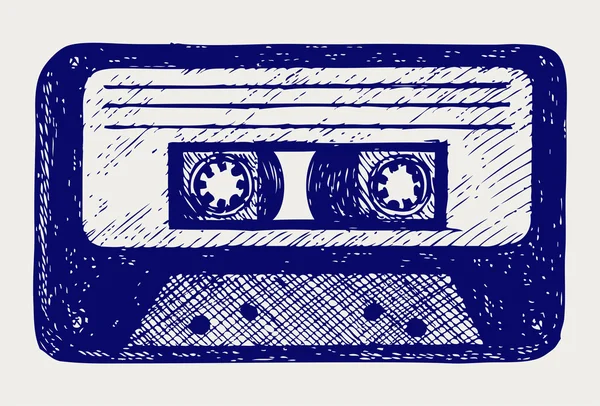 Ruban de cassette audio — Image vectorielle