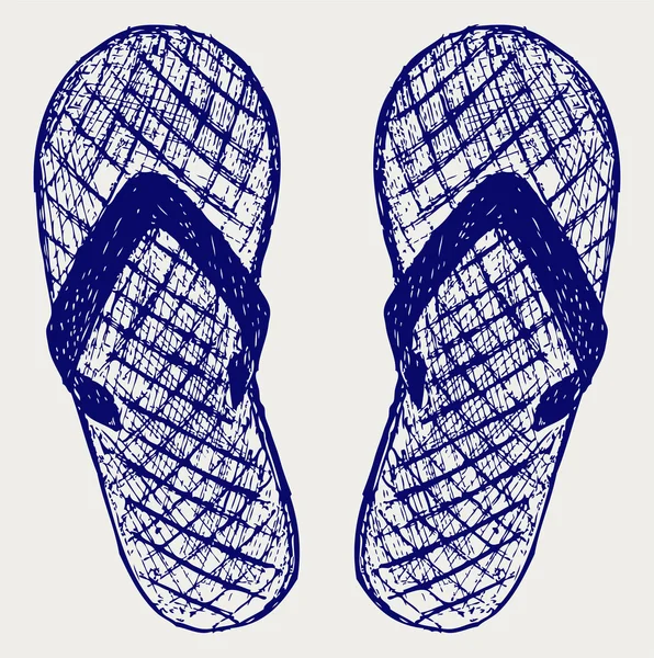 Slippers — Stockvector