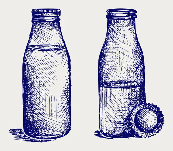 Пляшка молока — стоковий вектор
