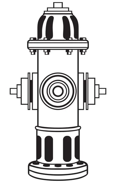 Bouche d'incendie — Image vectorielle