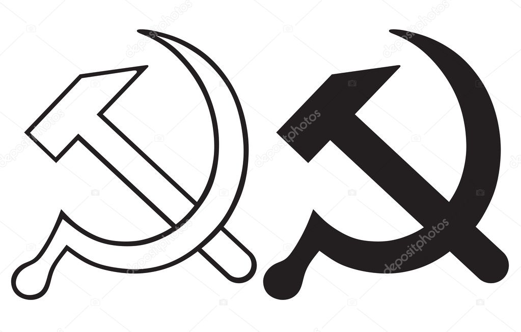 Hammer and sickle — Stock Vector © Kreativ 27389269