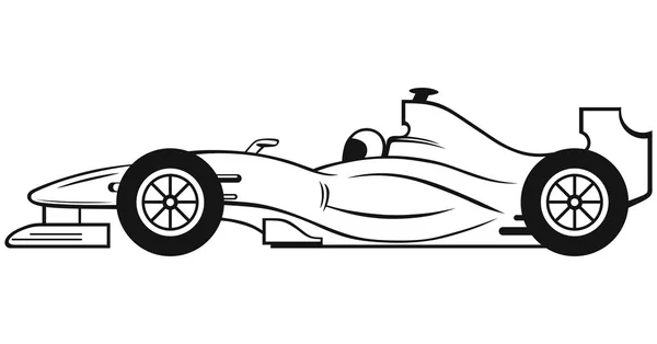 Fórmula 1 coche de carreras — Archivo Imágenes Vectoriales