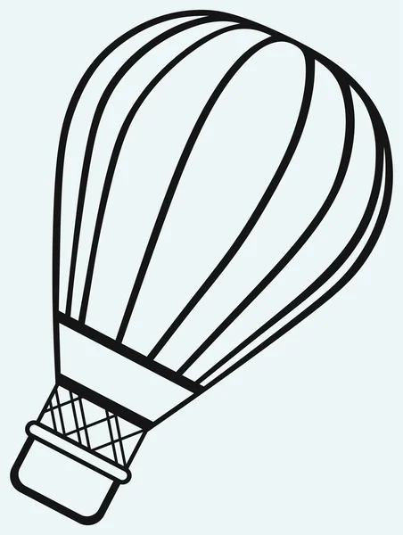 Hot air balloon in the sky — Stock Vector