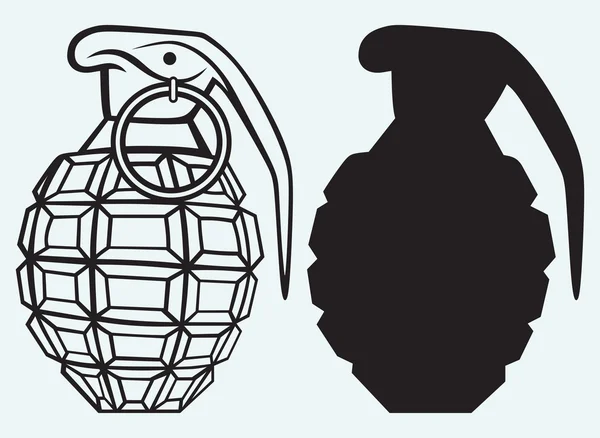 Image d'une grenade manuelle — Image vectorielle