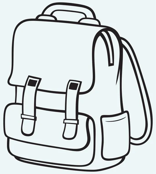 Bolso escolar — Vector de stock