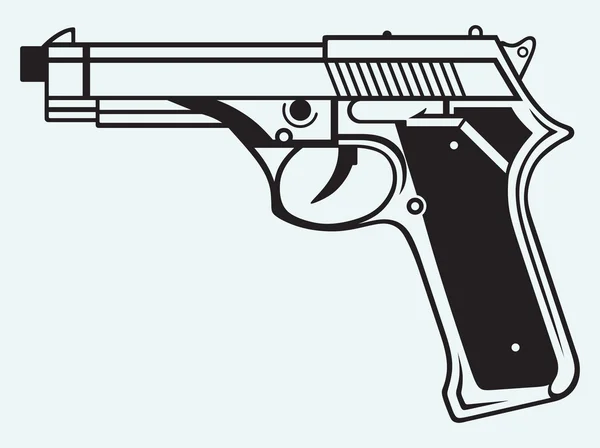 Icône pistolet — Image vectorielle