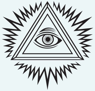 All seeing eye clipart