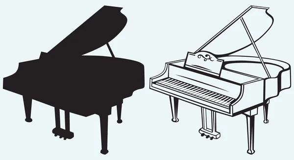 Gran Piano — Archivo Imágenes Vectoriales