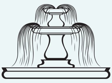 Fountain in the style of renaissance