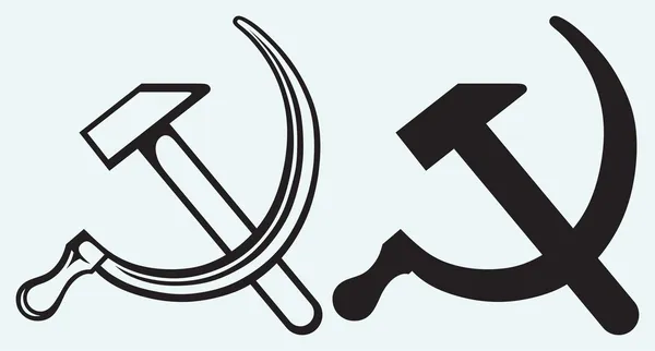 Hammer and sickle — Stock Vector