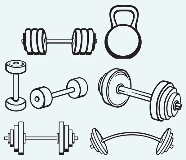 Mancuernas — Archivo Imágenes Vectoriales