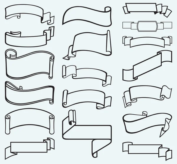 Banery i wstążki — Wektor stockowy