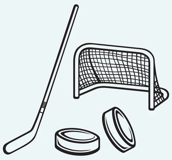 Icono de hockey — Vector de stock