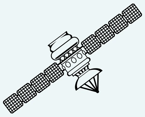 Satelliet pictogram — Stockvector